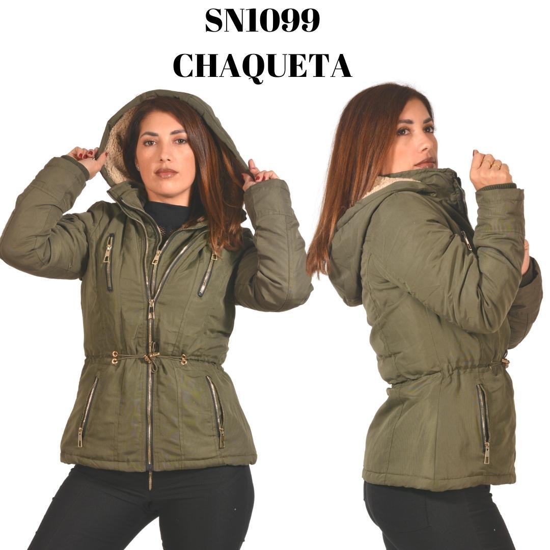 Chaqueta Americana de Moda Con Gorro, Doble Cierre